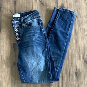 KANCAN high-rise jeans, size 5/26